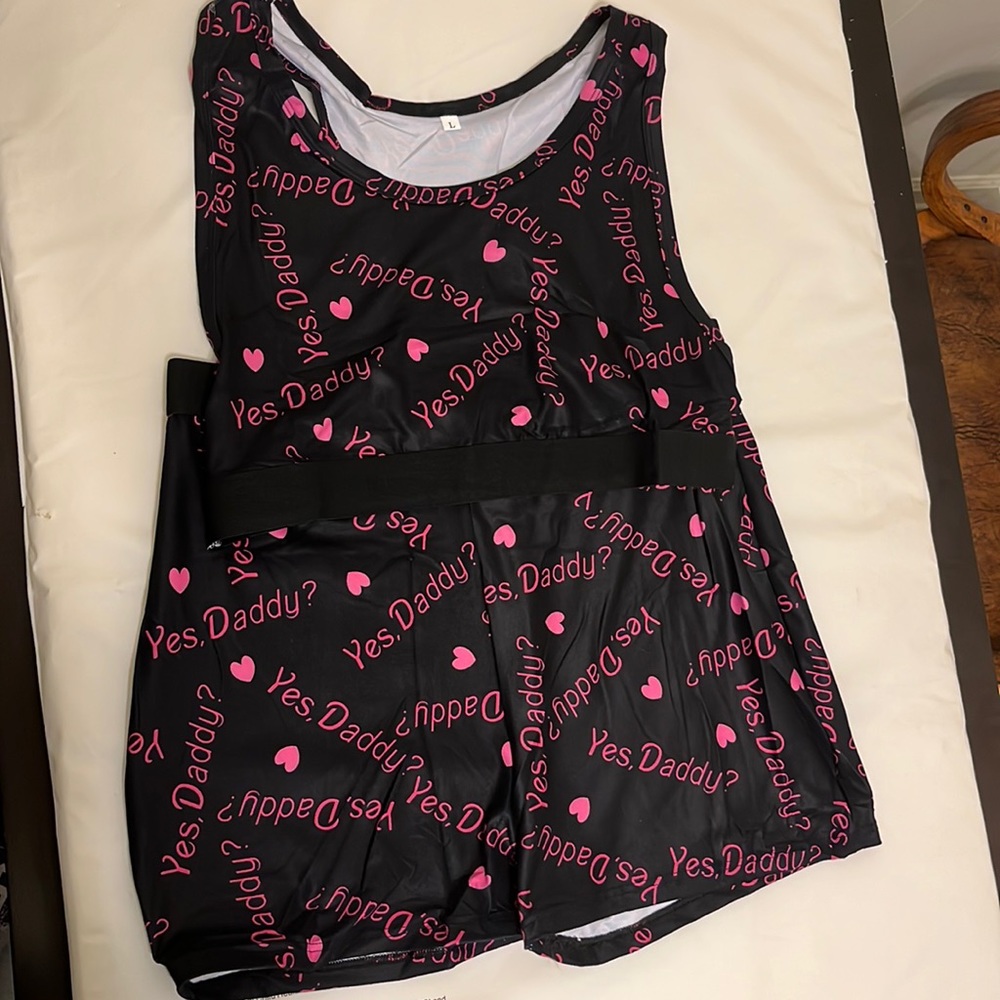 Yes, Daddy? Workout / Yoga / Active Wear shorts &Sports Bra